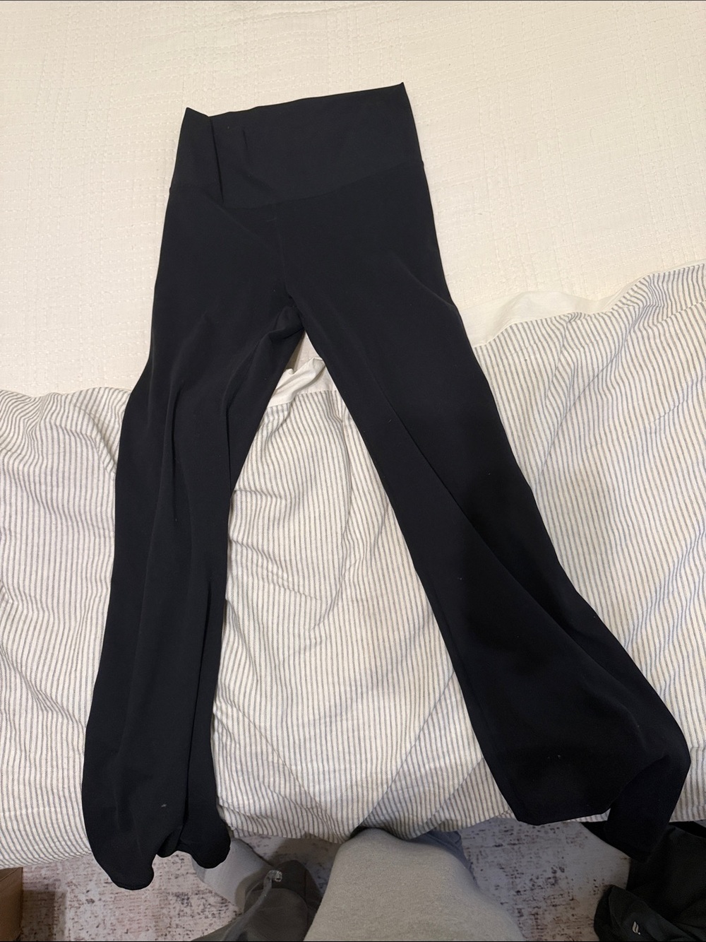 Fabletics Black High-Waist Flare Leggings